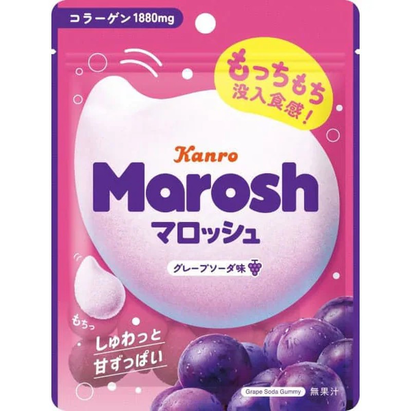 KANRO Marosh Grape Soda Flavor 50g