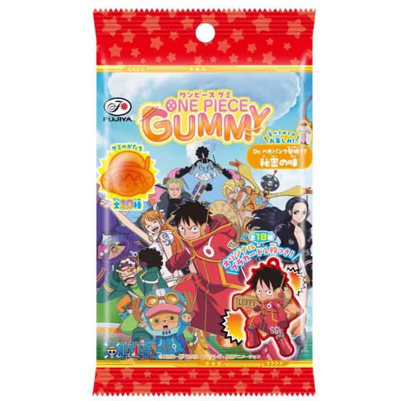 Fujiya ONE PIECE Gummy Candy (6 pieces)