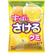 UHA Mikakuto Sour Sakeru Gummy Sour Lemon 7 pieces