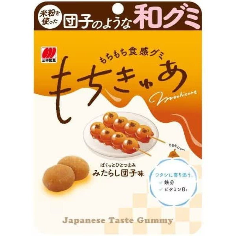 Sanko Confectionery Mochikyua Mitarashi Dango Flavor 40g