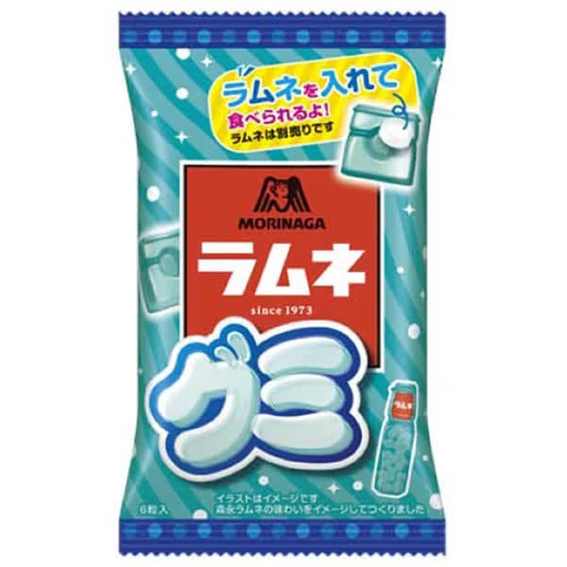 Morinaga & Co. Ramune Gummy Candy, 6 pieces