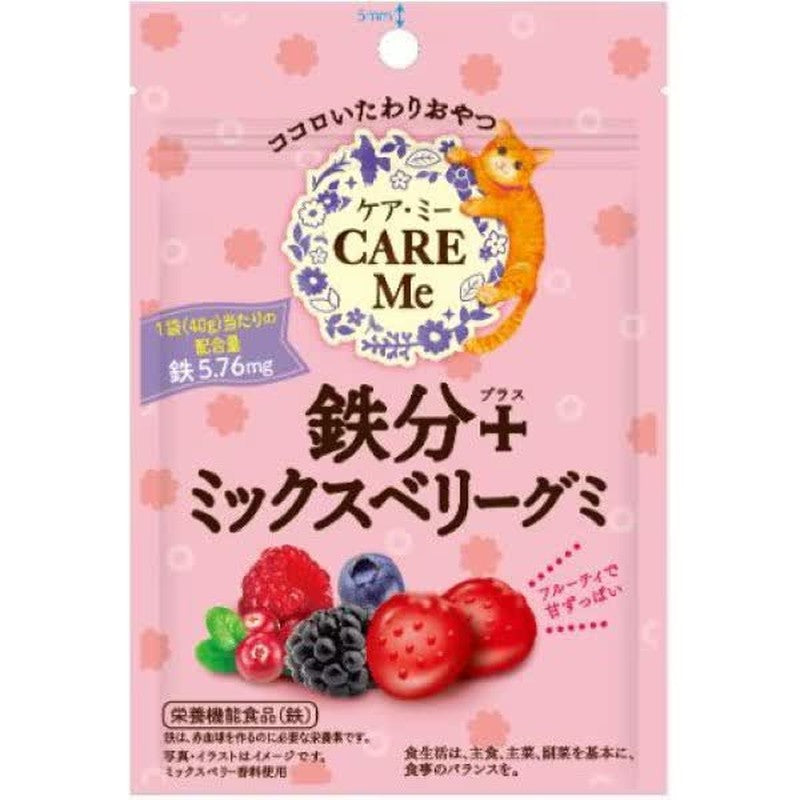 Care Me Iron + Mixed Berry Gummies 40g