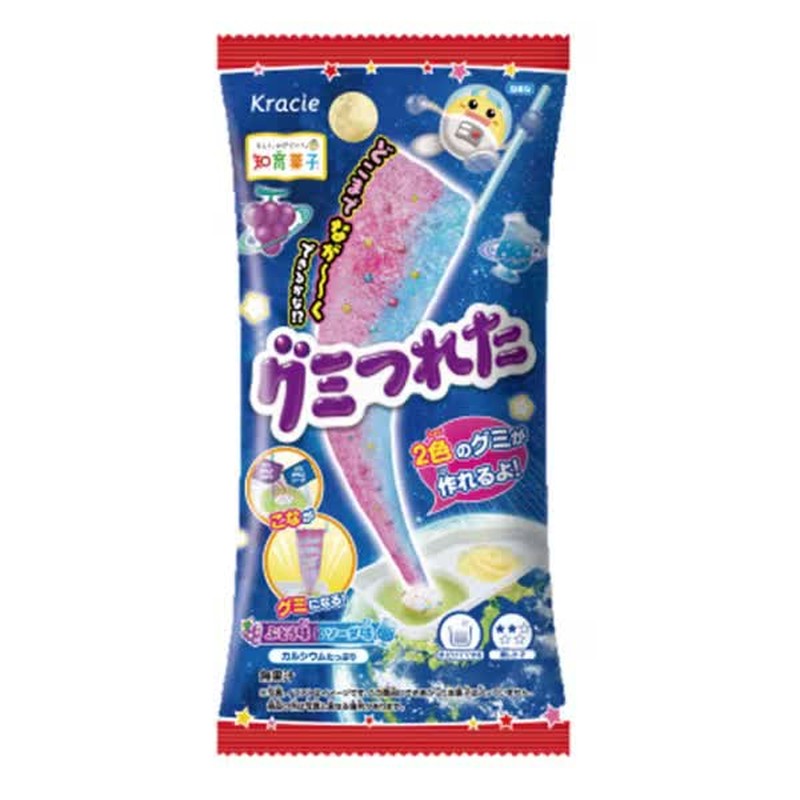 Kracie Foods Gummy Tsureta Grape & Soda Flavors