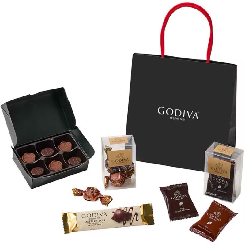 GODIVA Happy Bag BF 4 Flavors (Xmas Ltd.)