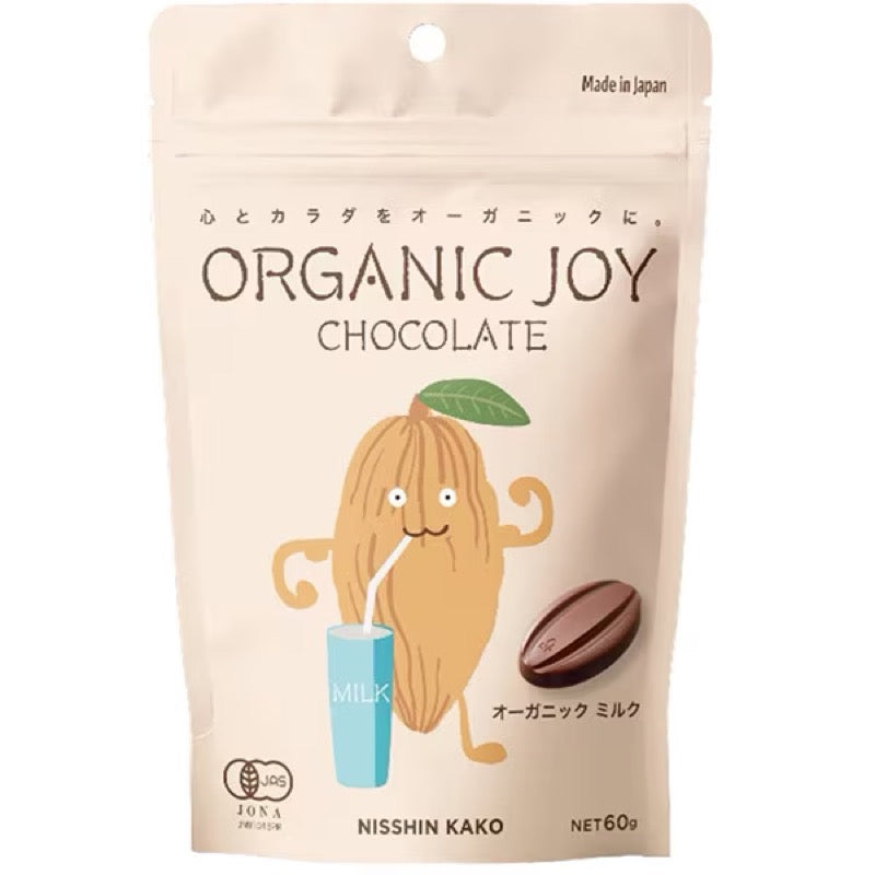 Nissin Kako 有機喜悅巧克力牛奶 60g
