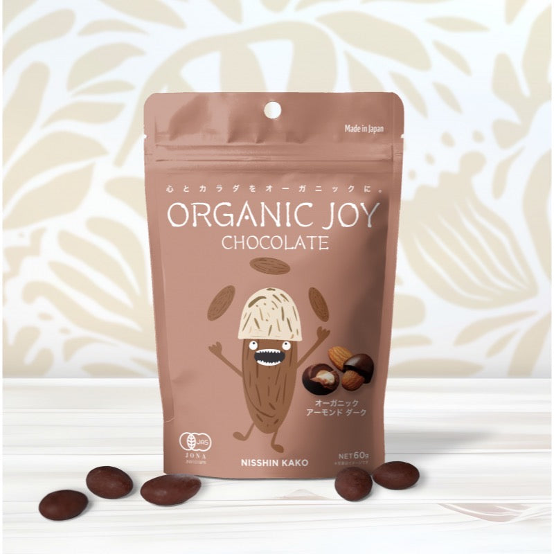 Nissin Kako Organic Joy Chocolate Almond Dark 60g