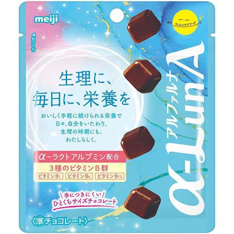 Meiji Femnicare Food Alpha-LunA Chocolate 38.5g