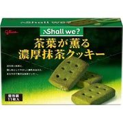 Glico Shall We? Rich Matcha Cookies with the Aroma of Tea Leaves, 11 Cookies