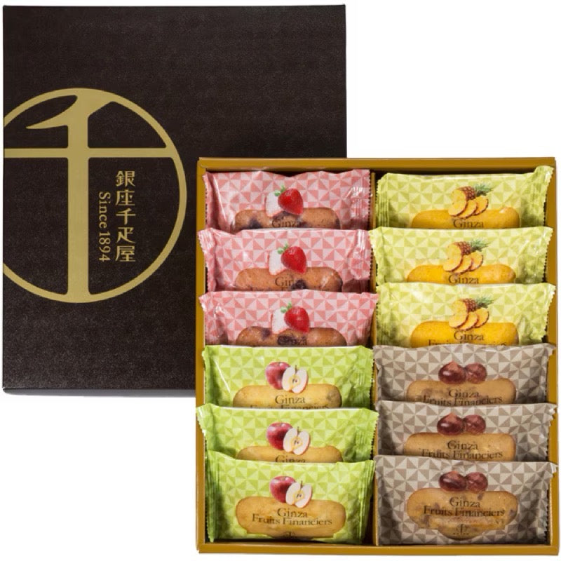 Ginza Sembikiya Ginza Fruit Financier (12 pieces)