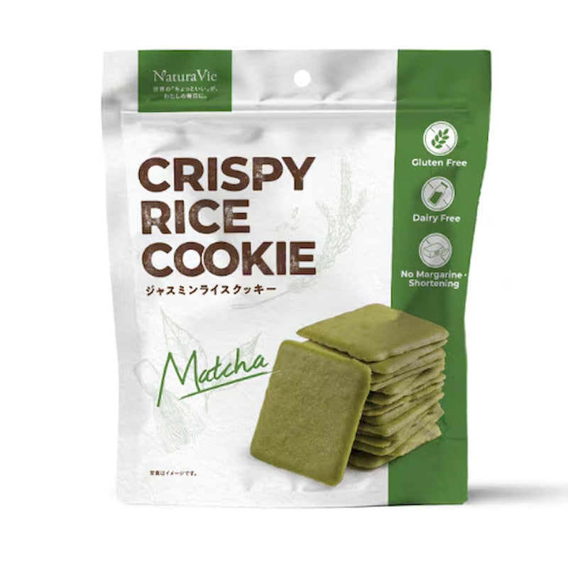 NaturaVie 無麩質米餅，抹茶 60克