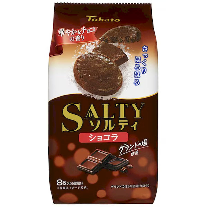 东鸠盐味巧克力曲奇，盖朗德海盐 8片
