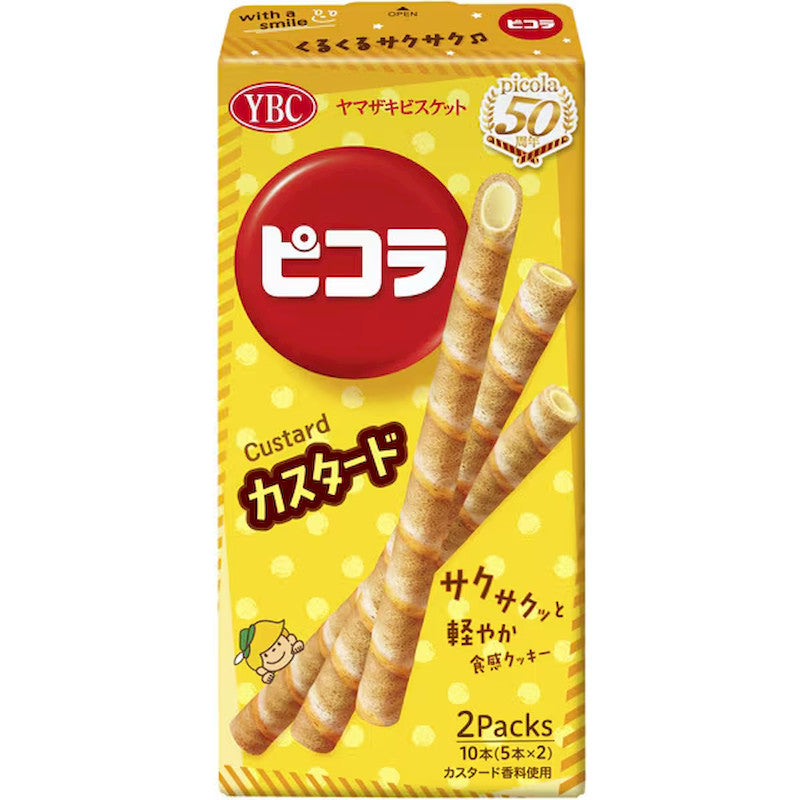 Yamazaki Biscuits Picola Custard 5 x 2 Packs