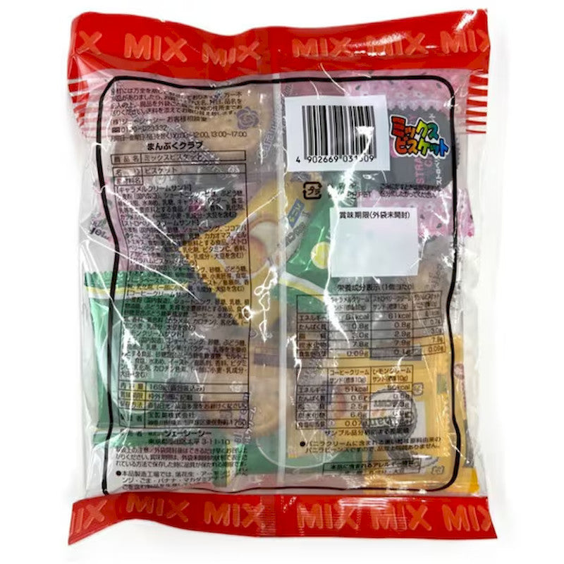 JCC Manpuku Club Value Pack Mixed Biscuits 169g
