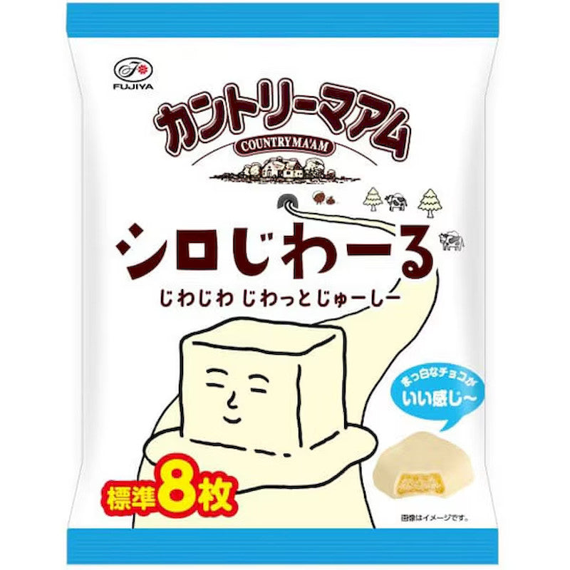 不二家乡间风味白巧克力曲奇 82克