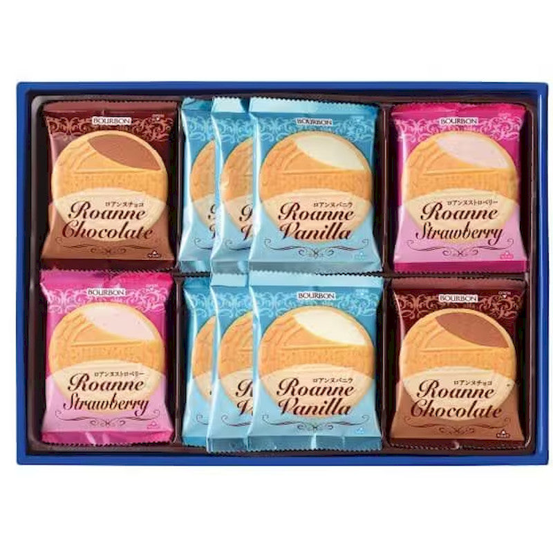 Bourbon Roanne Selection Wafer Cookies 28 Pieces
