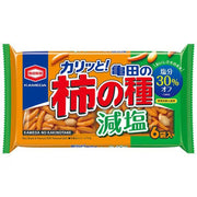 Kameda Seika Reduced Salt Kameda Kakinotane (Kakinotane) 6-pack, 164g
