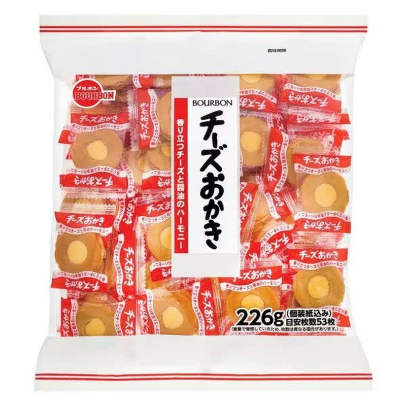 Bourbon Cheese Rice Crackers 226g