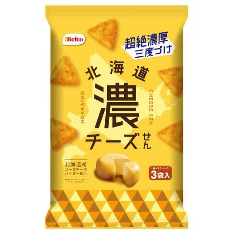 Kuriyama Rice Crackers N Hokkaido Rich Cheese Crackers 51g