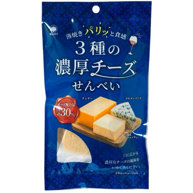 杉制果浓郁三层芝士米饼 14克