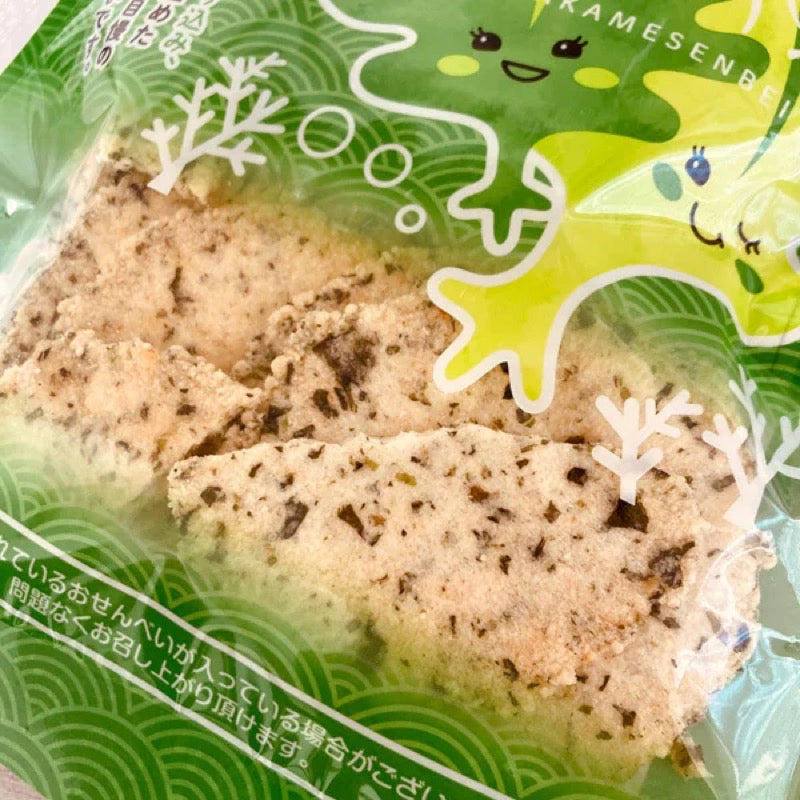 Sugi Seika Minato Town Wakame Rice Crackers 90g