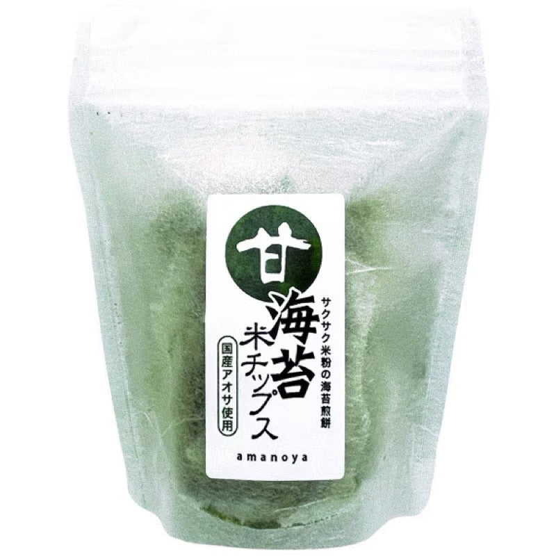 Amanoya Nori Rice Chips with Japanese Aosa 20g