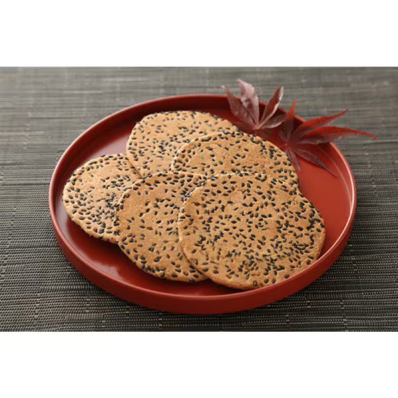 Yukarido 製菓 黑芝麻米菓 10片裝