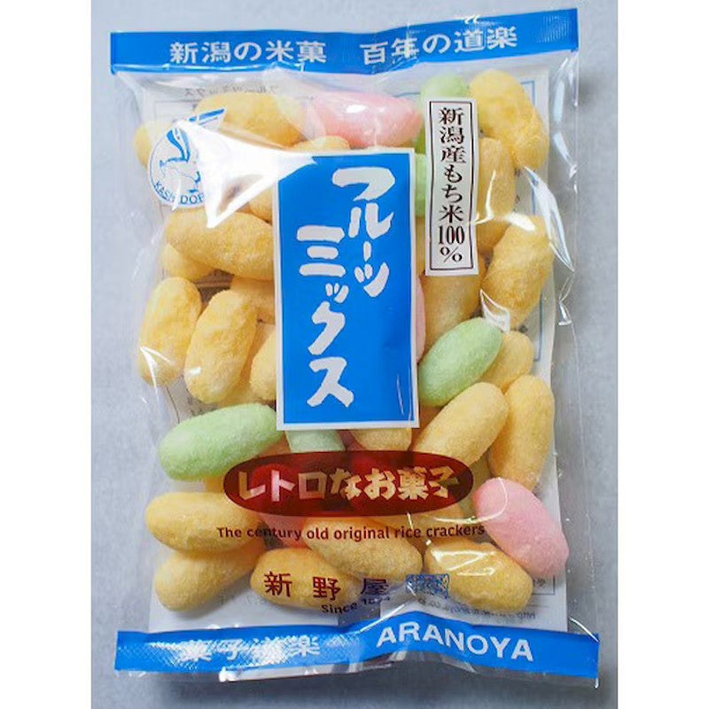 Aranoya Fruit Mix Mayudama Rice Cracker 105g