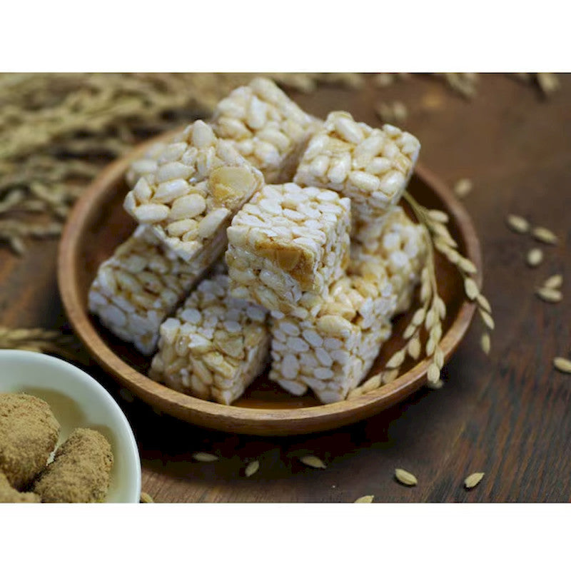 nicopon Brown Sugar Almond Puffed Rice Snack 75g
