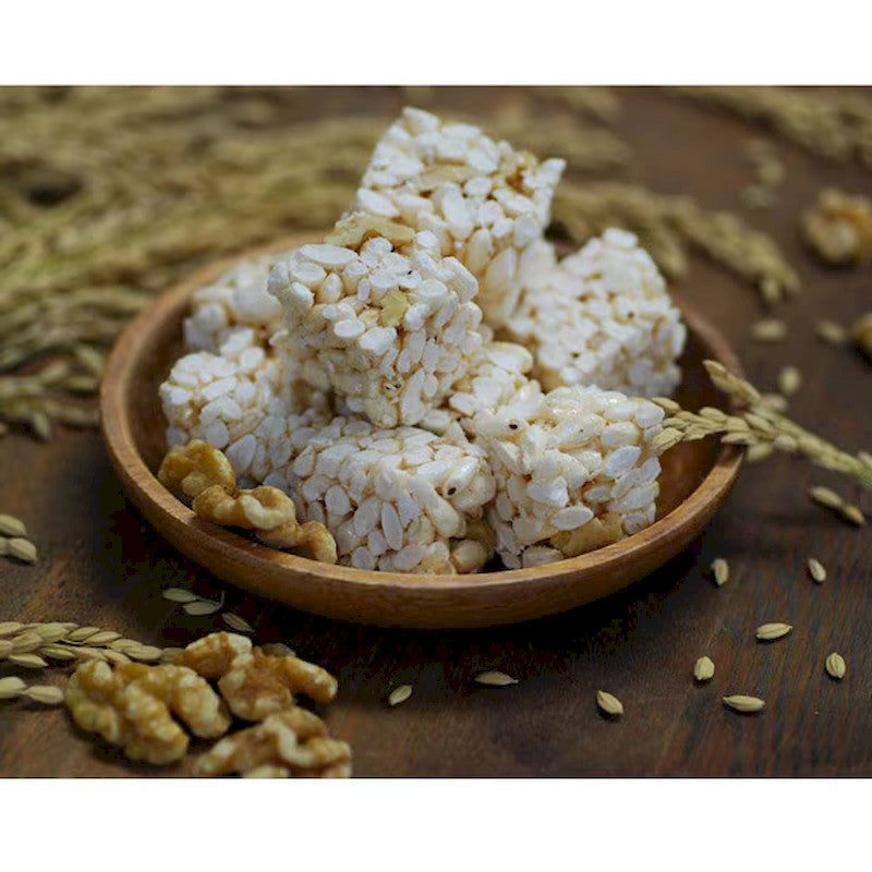 nicopon Honey Walnut Puffed Rice Snack 75g