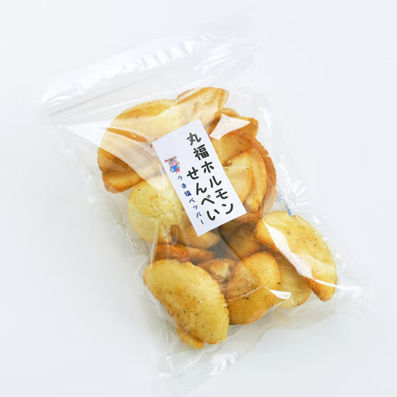 丸福內臟燒肉仙貝 鹽味胡椒 110g