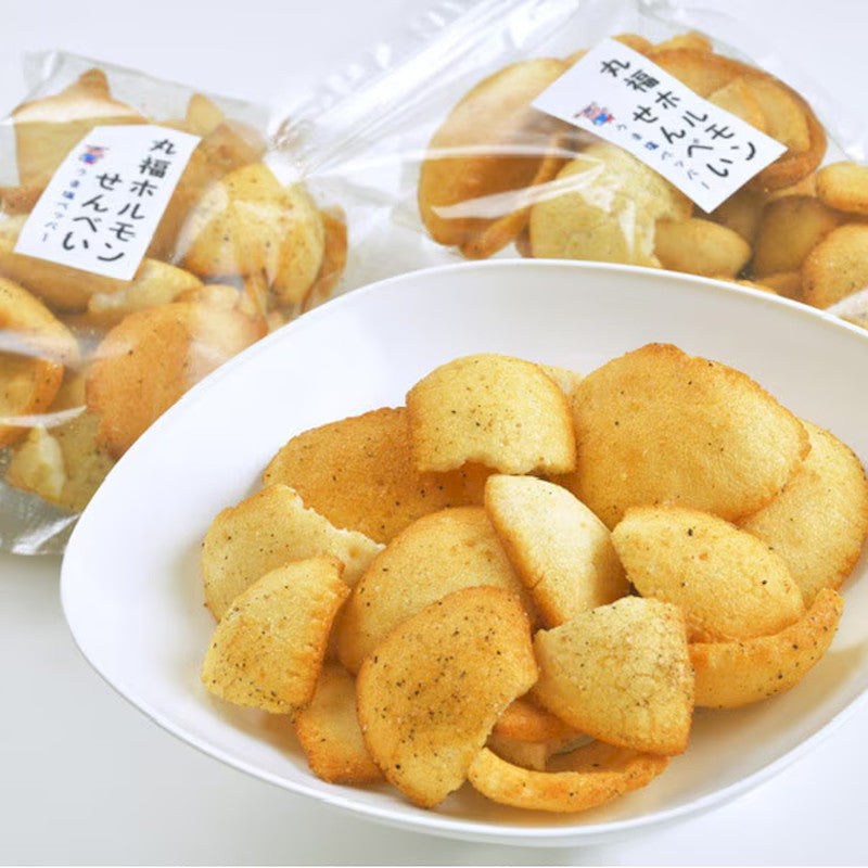 丸福內臟燒肉仙貝 鹽味胡椒 110g