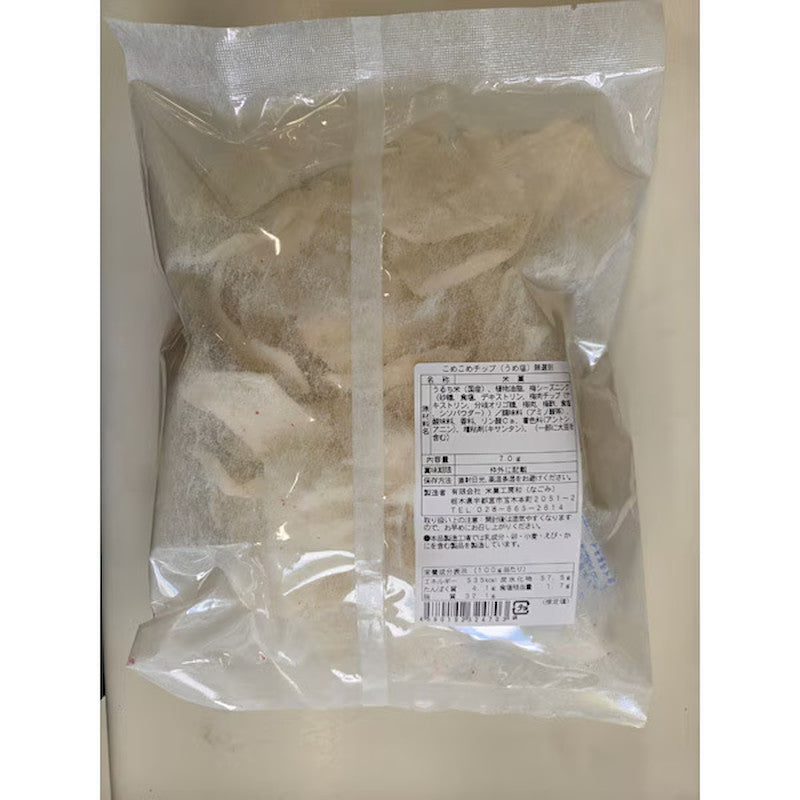 Beika Koubou Nagomi Komekome Chips Ume Salt 70g
