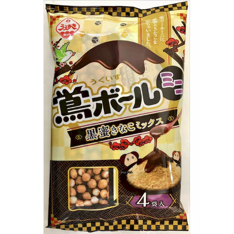 Uegaki Uguisu Ball Mini Kuromitsu Kinako Mix 72g