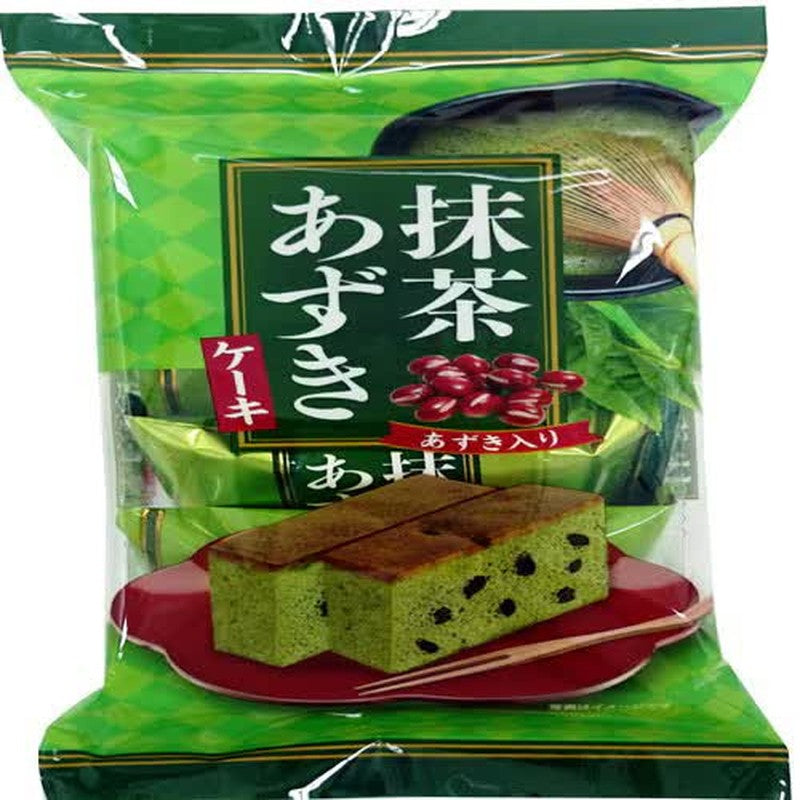 Tenkei Confectionery Matcha Azuki Cake (5 pieces)
