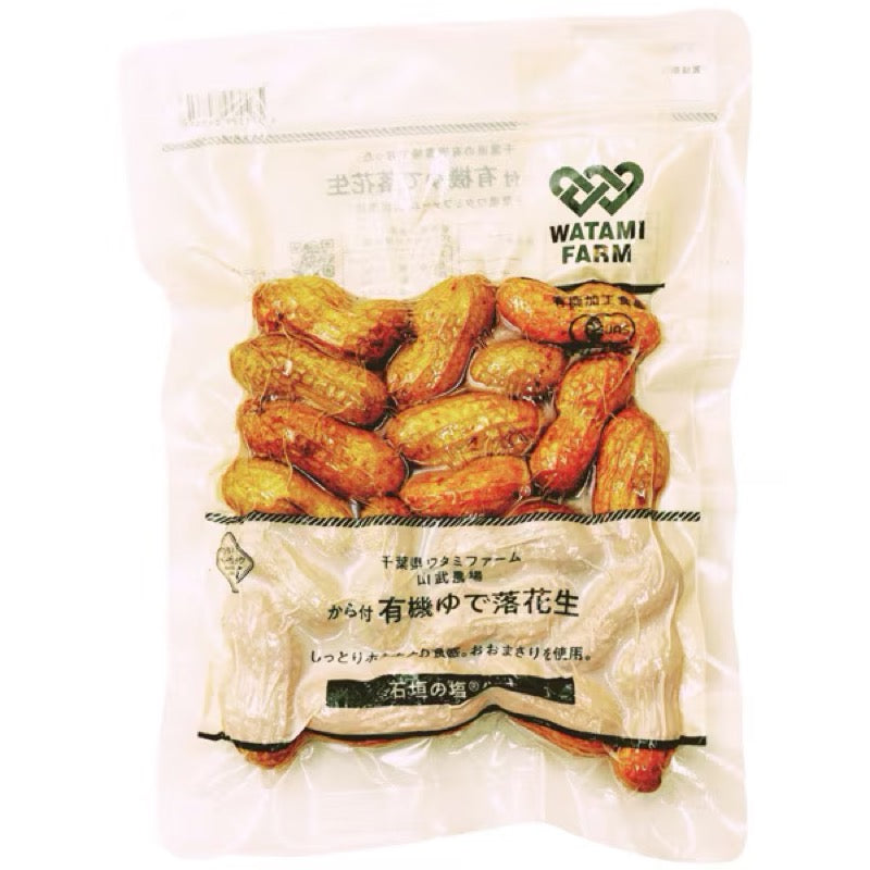 Watami Farm Organic In-Shell Boiled Peanuts 160g