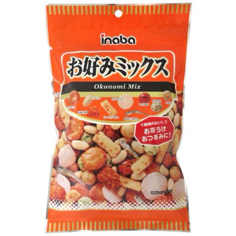 Inaba Peanuts Large Bag Okonomi Snack Mix 190g