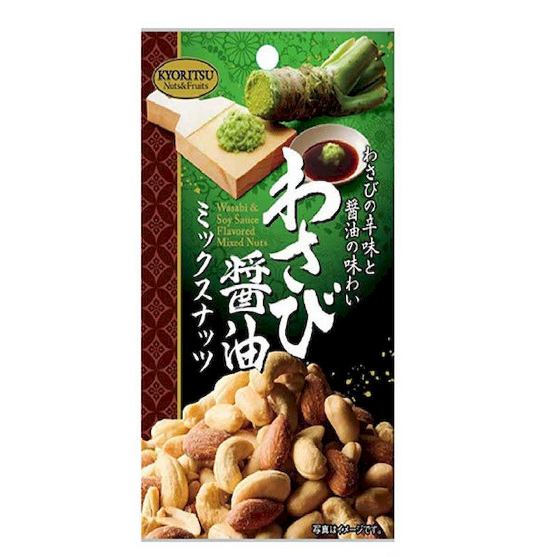 共立食品芥末酱油混合坚果30克