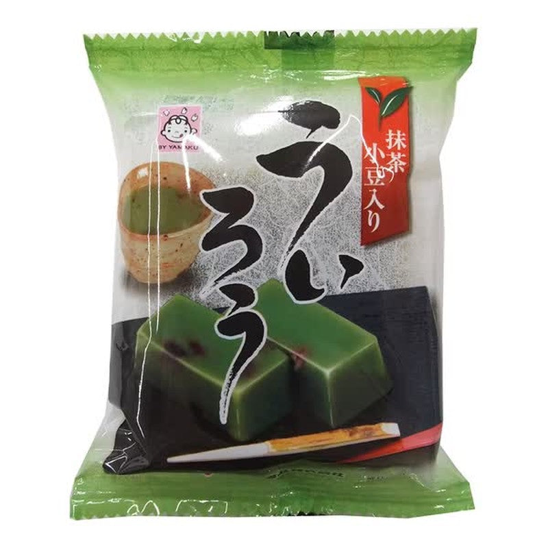 Yamaku Foods Uiro with Matcha and Red Beans, 100g