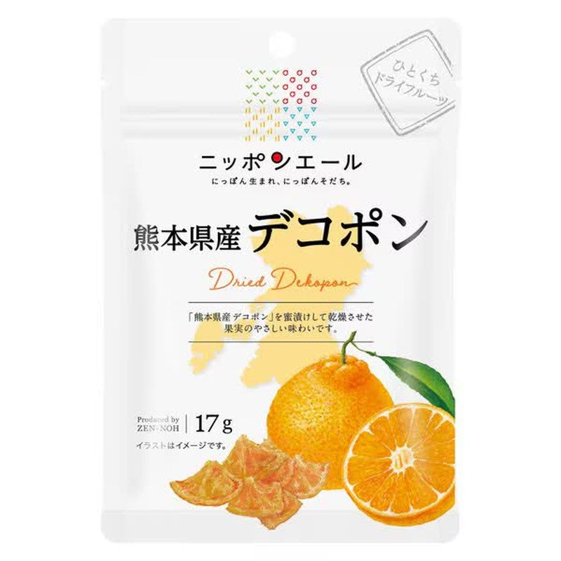 JA Zennoh Nippon Ale Kumamoto Dekopon Bite-sized Dried Fruit, 17g