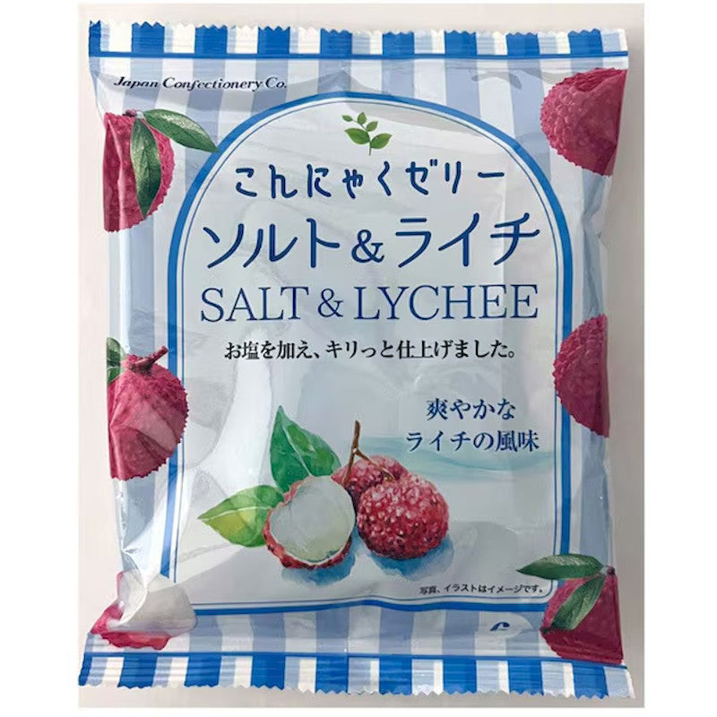 JCC Salt & Lychee Konjac Jelly, 16g x 6