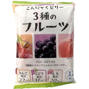 JCC Konjac Jelly, Apple Grape Peach, 16g x 12