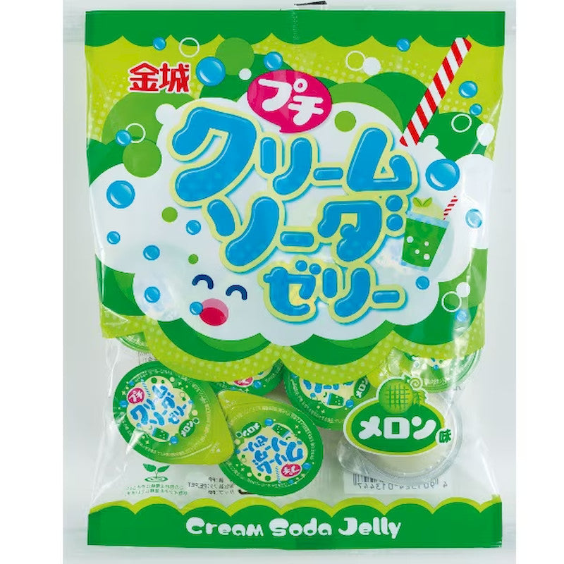 金城制果迷你奶油汽水味果冻，甜瓜味 7个装
