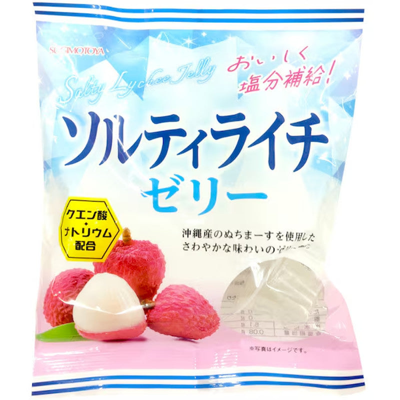 Sugimotoya Salty Lychee Jelly, 22g x 6