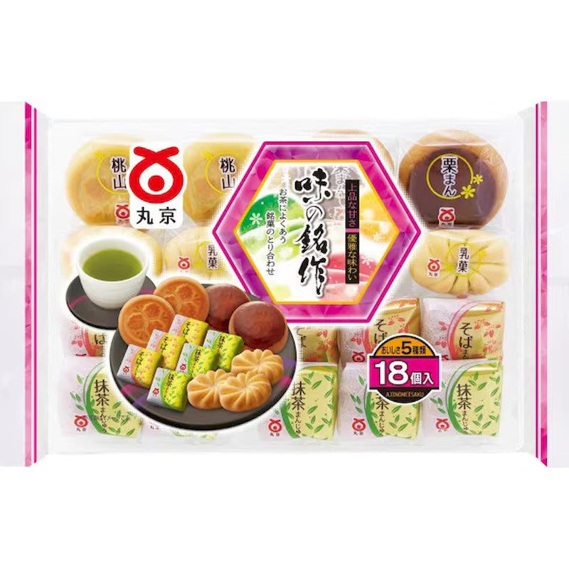 丸京迷你杂锦馒头5种口味18个装