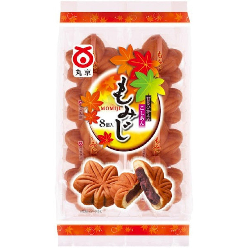 丸京红叶豆沙馅夹心蛋糕 8个