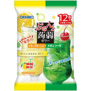 ORIHIRO Konjac Jelly Lemon Melon Soda 20g x 12