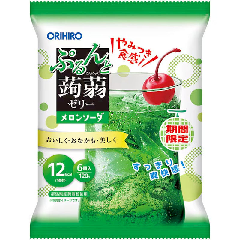 ORIHIRO Konjac Jelly Melon Soda 20g x 6