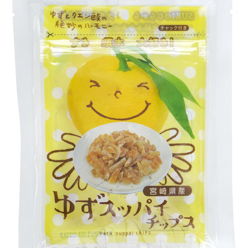 Suki Tokusan Yuzu Peel Sweet & Sour Chips 30g x 2