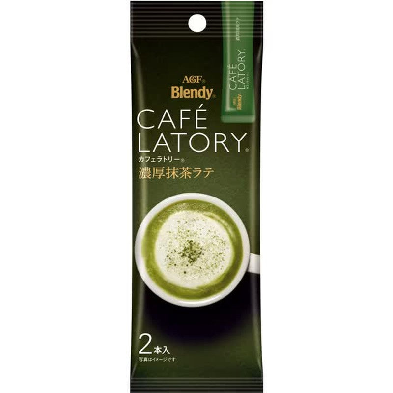 味之素 AGF Cafe Latory Stick 濃鬱抹茶拿鐵 6 支裝