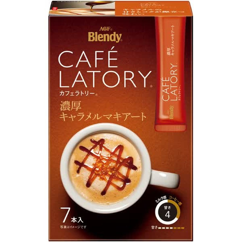 Ajinomoto AGF Cafe Latory Stick Rich Caramel Macchiato 7 sticks